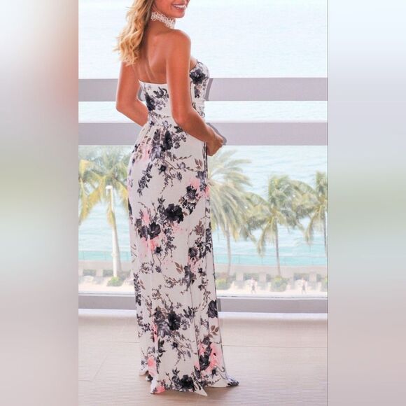 Vanilla Bay Strapless Maxi Dress. Beachy. - Picture 9 of 16